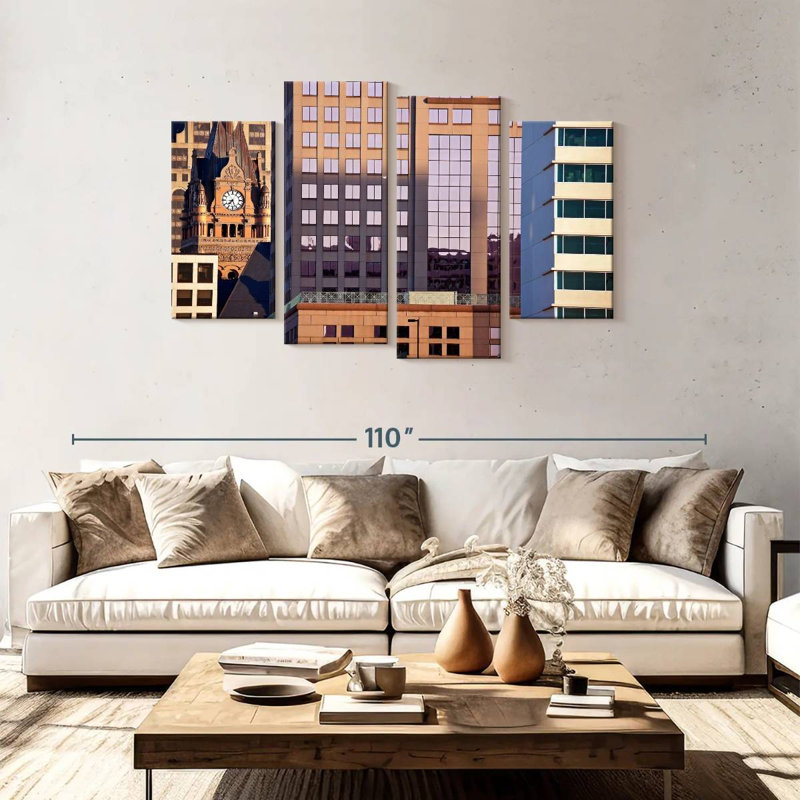 Lilie Midtown Milwaukee Sunglow, 48" H x 75" W