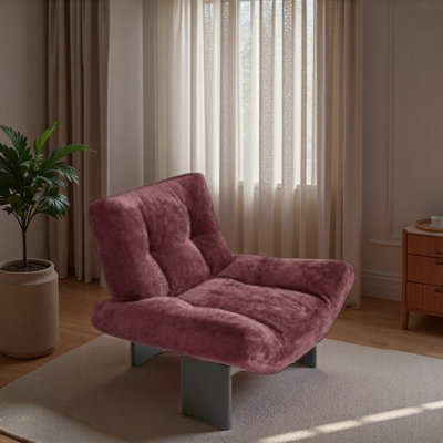 Fauteuil simple léger et luxueux pour la détente.