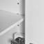 Meuble-lavabo de salle de bain avec lavabo en céramique, tablette réglable-110535108