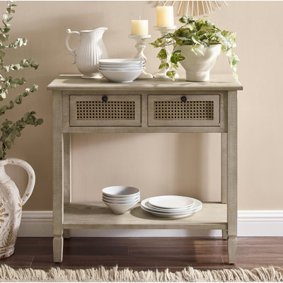 Tilghmanton 32.00'' Solid Wood Console Table