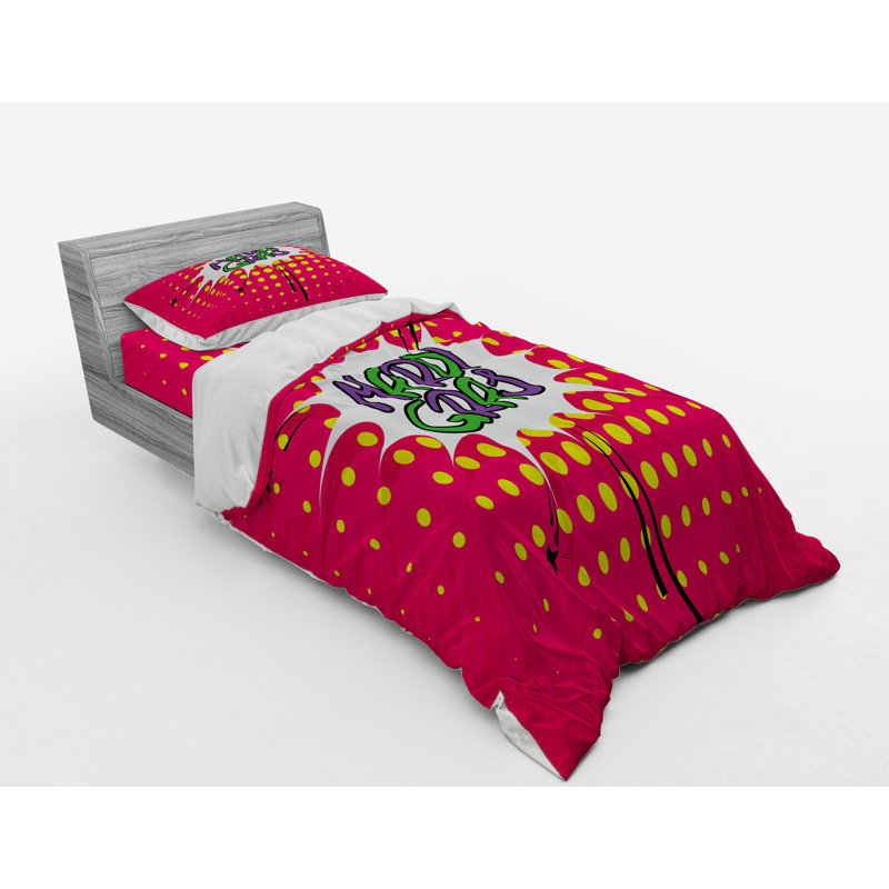 Polyester Dots Duvet Cover, Twin XL Duvet Cover + 2 Additional Pieces