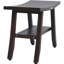Banc de douche en teck avec tablette-51958506-51958653