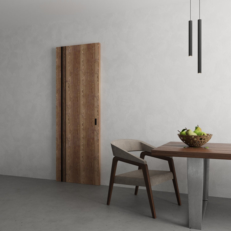 Grange cachée | Planum 0011 | Portes robustes à finition robuste et modernes | Ensemble coulissant Magic, 24 po x 80 po