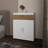 Moab Shoe Rack, Living Room, White/Macadamia