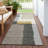 Machine Washable Indoor/Outdoor Chantille ACN2400 Abstract Rug-277697486