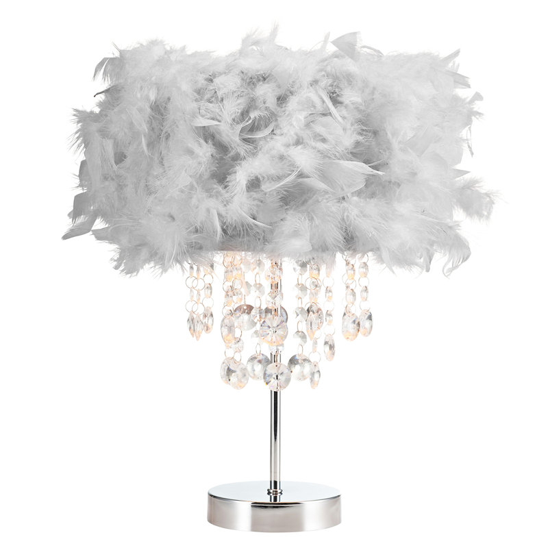 Metal Table Lamp, Grey