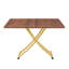 Table basse, table de salle à manger rectangulaire avec pieds en métal-1500096870