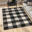 Tapis noir / ivoire Schoffer-1816555043