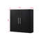 Armoire suspendue en bois avec portes et tablettes, rangement de salle de bain mural, armoire à pharmacie polyvalente (l 24 po x H 24 po)-1156424154