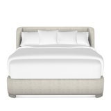 Tansy Solid Wood Wingback Bed