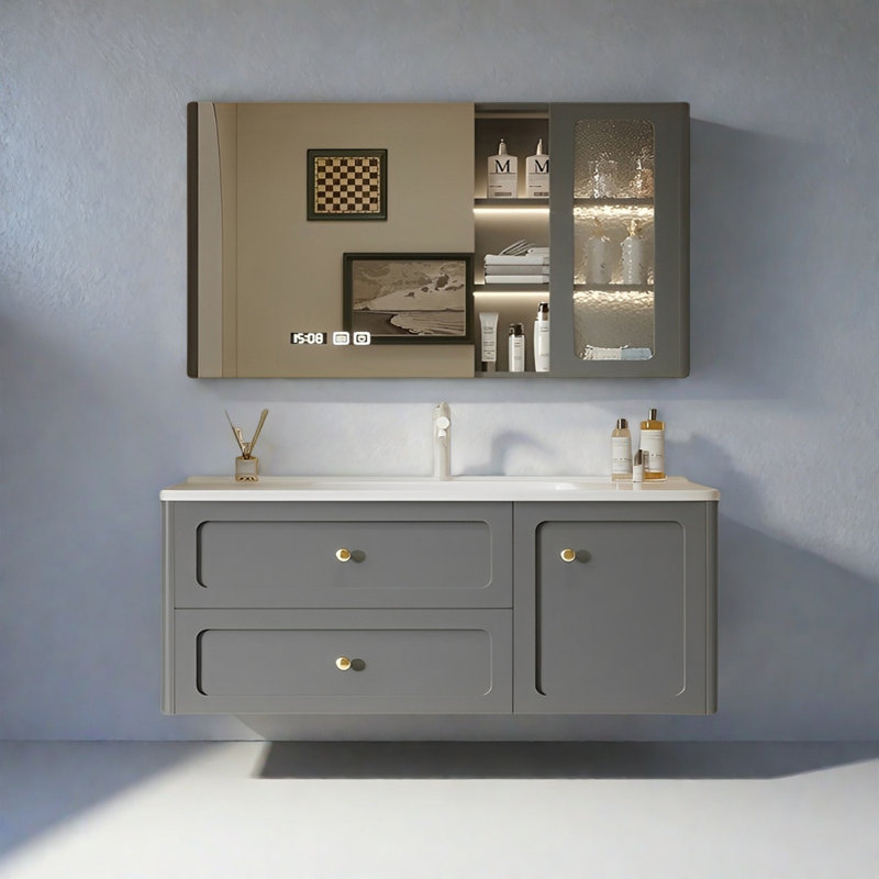 Light luxury style rest room bathroom cabinet