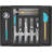 Organisateur de tiroir de cuisine en plastique - Range-ustensiles extensible avec porte-ustensiles et plateau à ustensiles