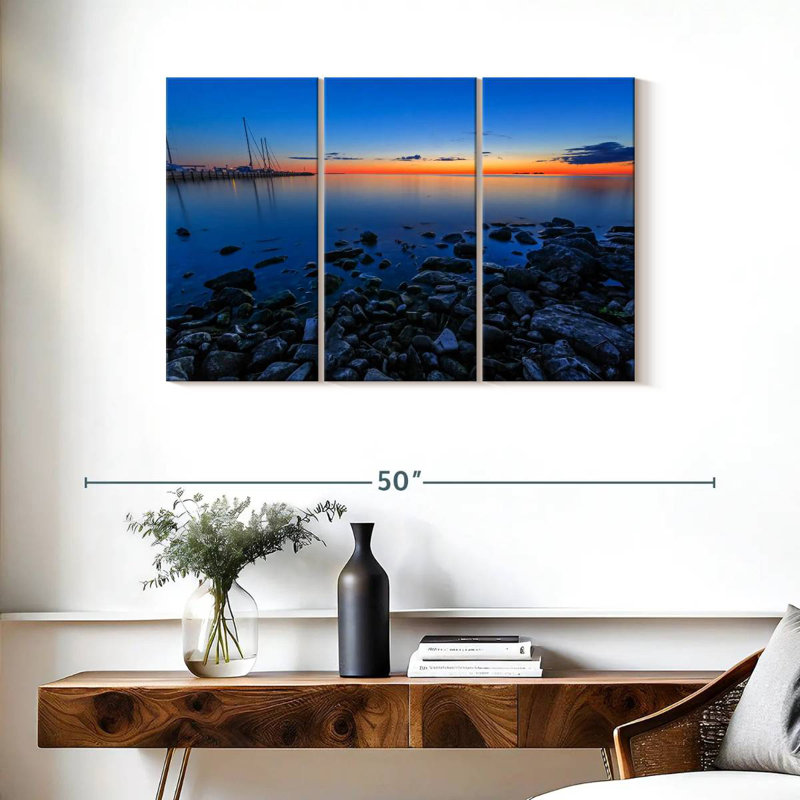 Gillard Sister Bay Blues, 24" H x 38" W