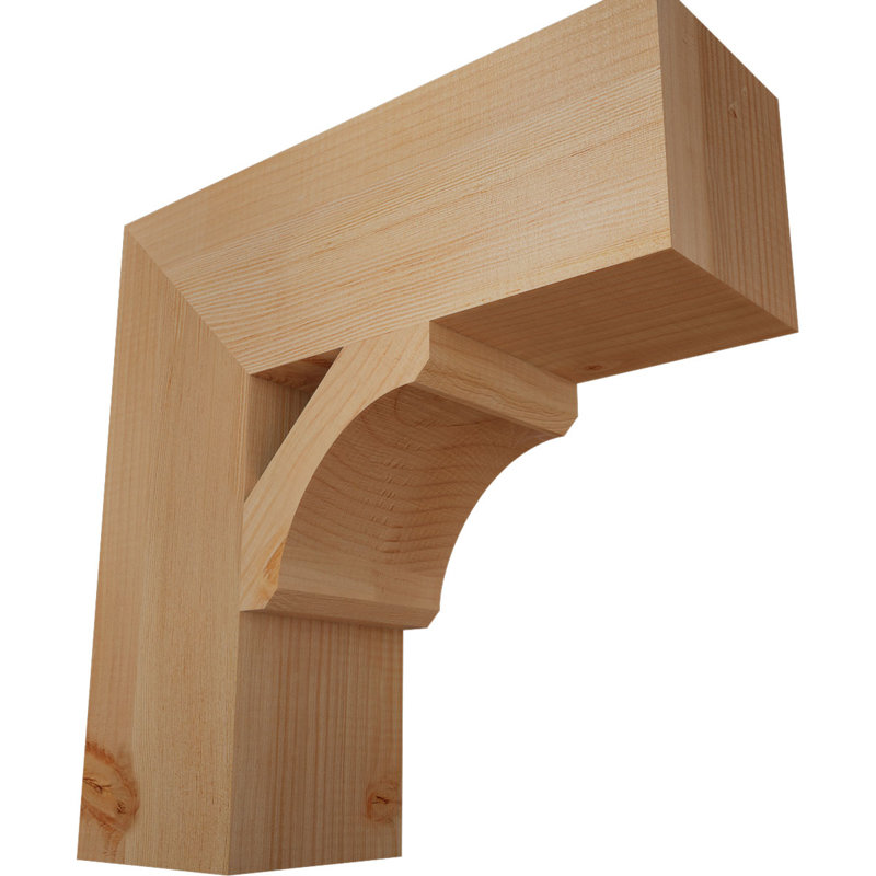 Support en bois rustique Legacy Block, Sapin de Douglas, Lisse, H 18 po x l 5,5 po x P 18 po