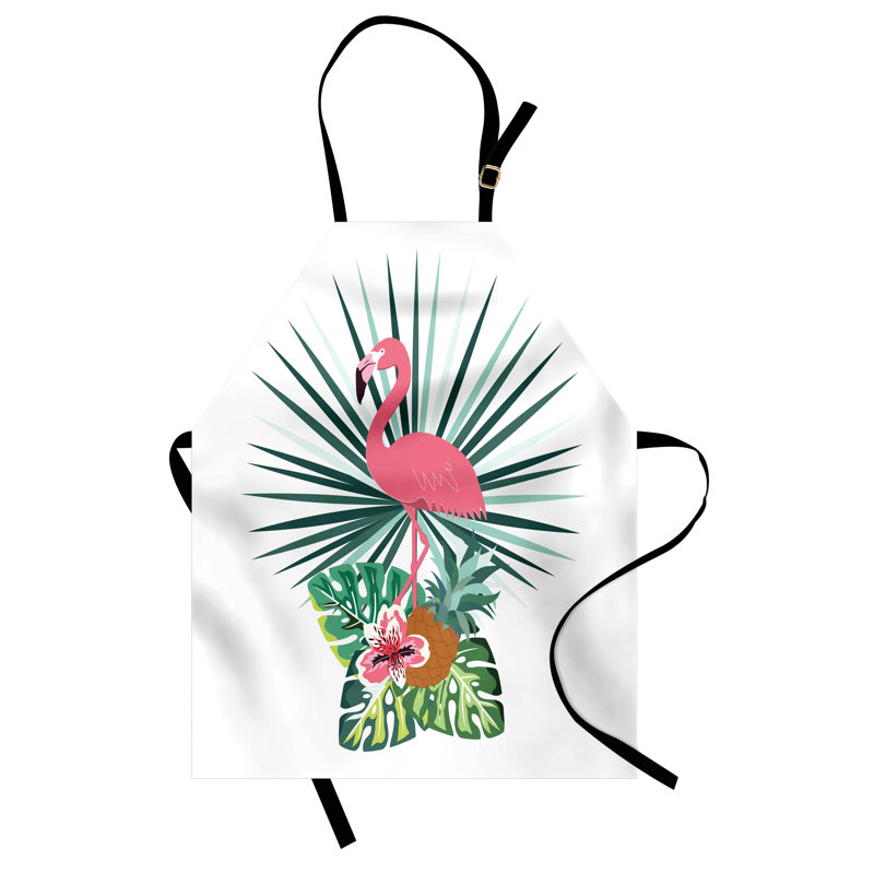 Multicolore East Urban Home tablier exotique unisexe ananas flamant rose botanique