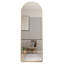 Grand miroir mural et arqué en métal 64,9 po