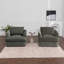 Ensemble de 2 fauteuils en velours Alameda-119399944
