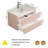 Integrated Ceramic Sink Wall-Mounted Bathroom Vanity-1873488942