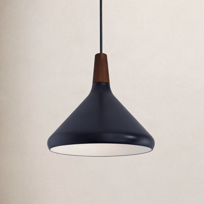 Drew Dimmable Cone Single Light Pendant