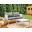 Jarif Metal 2 - Person Seating Group with Cushions-1383245186-1383245189