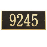 Hartford 1-Line Wall Address Plaque
