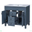 Meuble-lavabo de salle de bain avec lavabo supérieur, armoire à miroir Royal, armoire de rangement moderne avec 2 portes à fermeture douce et 2 tiroirs, meuble-lavabo simple-1319524368