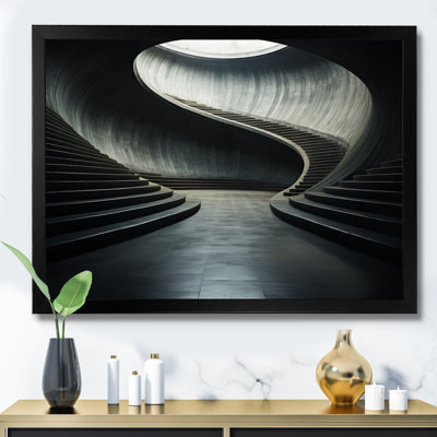" Gray Concrete Canvas Subtle I "