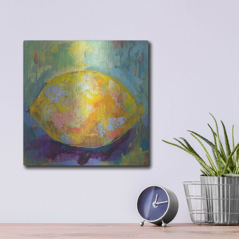 "Citron" par Jeanette Vertentes, H 12 po x l 12 po