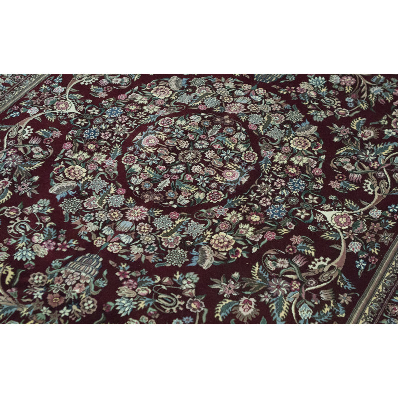 Shah Wool Oriental Area Rug in Red/Blue