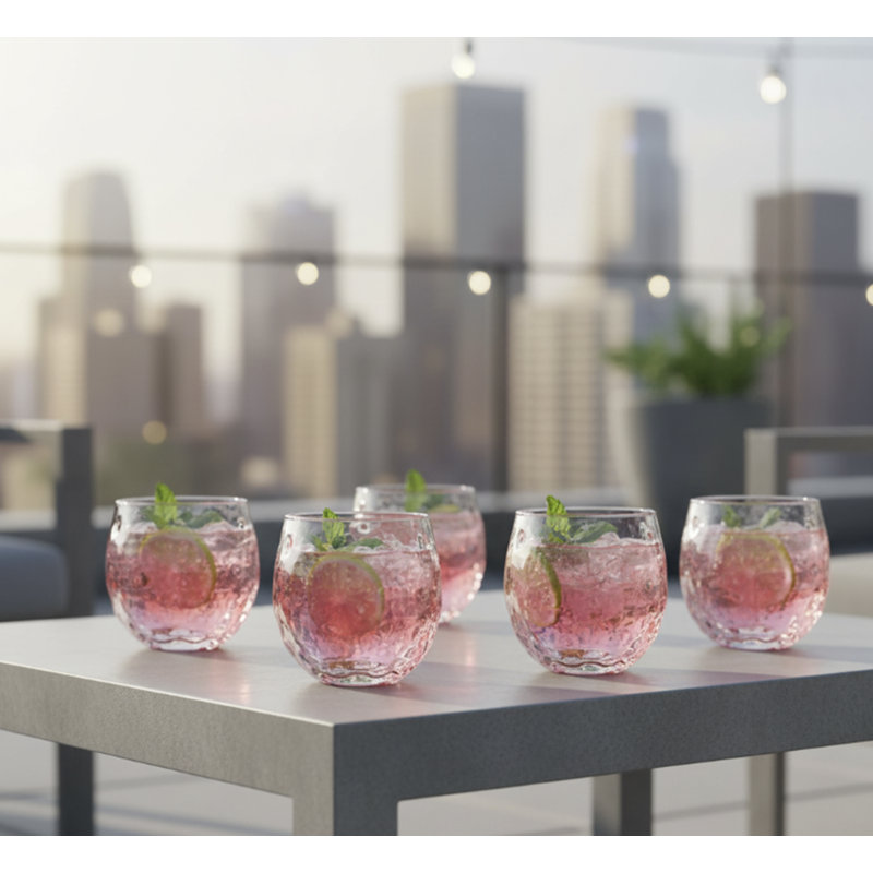 Ensemble de 6 verres Chill Roly Stemless New, transparent, transparent