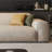 Creamy-white 100% Polyester Modular Sofa cushion Loveseat