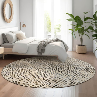 Premium Machine Washable Cerrito AMF591 Beige Rug