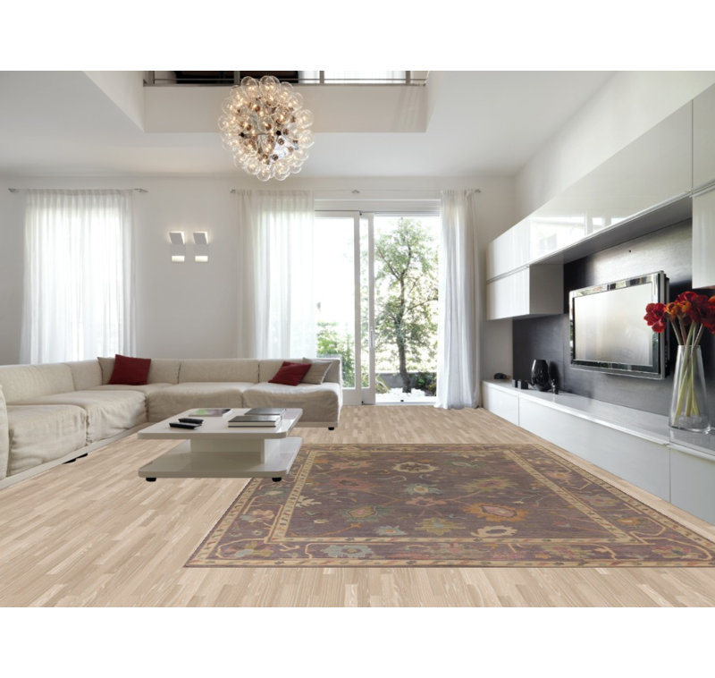 Tapis gris All-Over Oushak 10 x 14