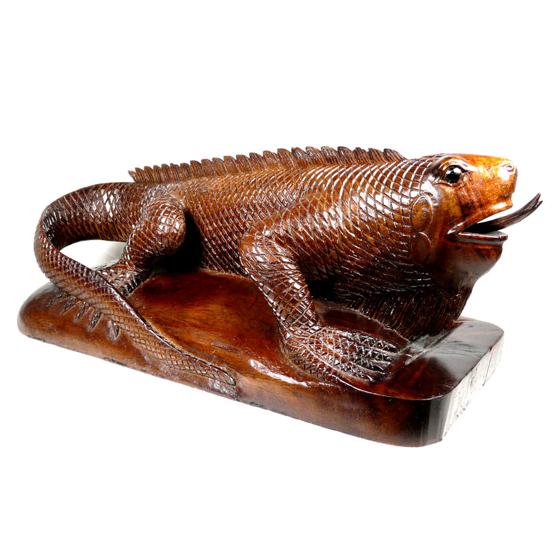 Statue iguane