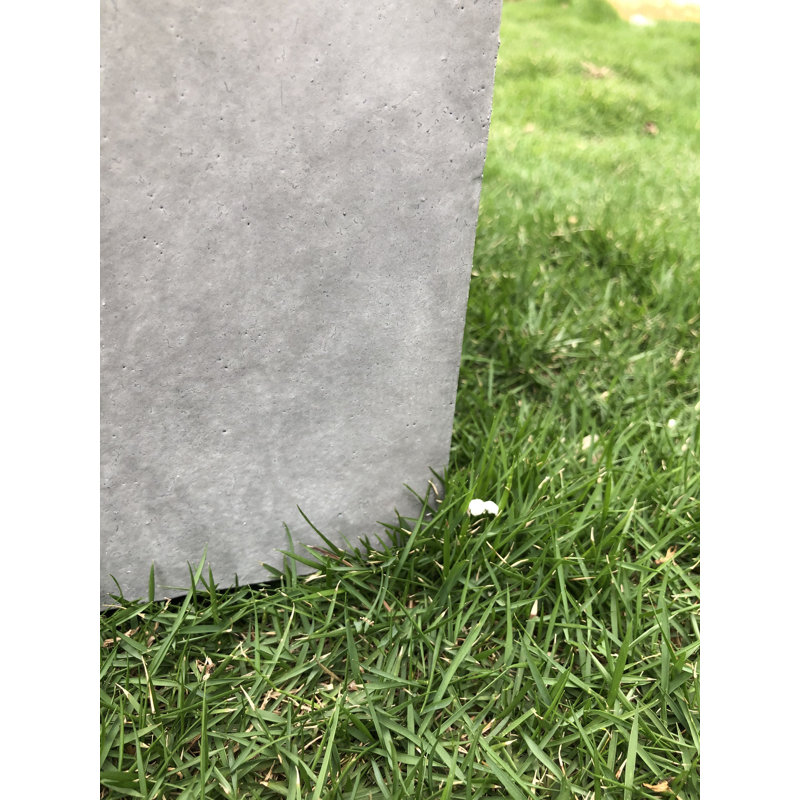 Planter, Natural Concrete, 16" H x 16" W x 16" D