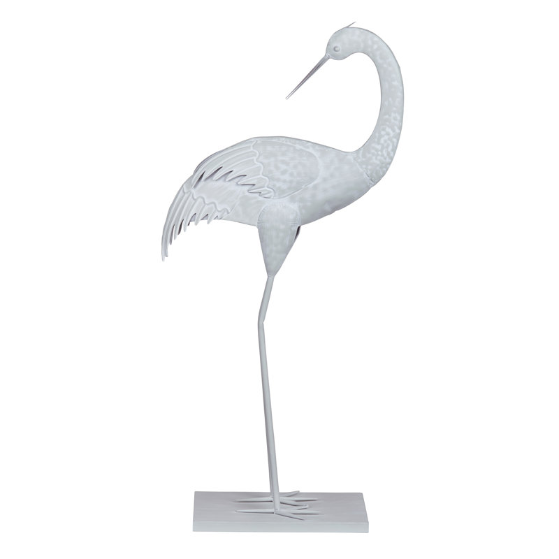 Aluminum Statue Decorative Object, 39.8" H x 19.7" W x 9.8" D