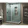 Coraline XL 56" - 60" W x 38" D x 80" H Frameless Rectangle Sliding Shower Enclosure