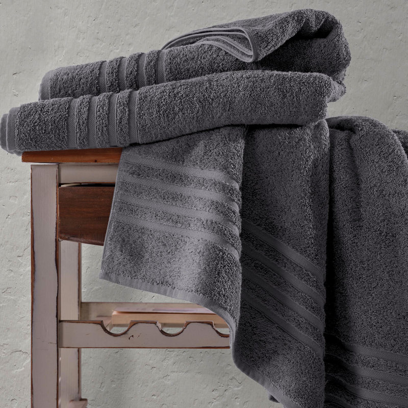 Premium Quality Soft and Absorbent Turkish Cotton Bath Sheet, Gray
