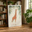 Giraffe Reaching High Boho - Wrapped Canvas-1795788607-1795788609