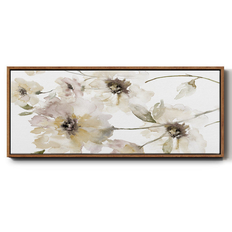 Translucent- Framed Canvas, 12" H x 30" W