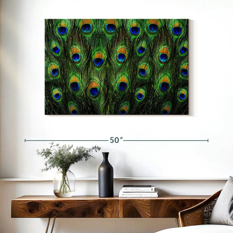 Brampt Peacock Tail, 26" H x 39" W