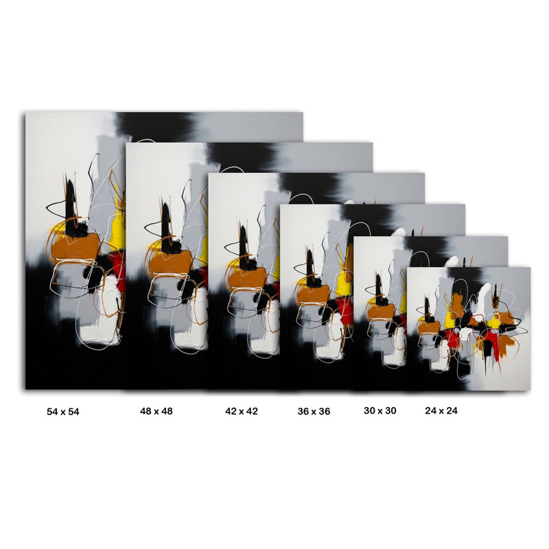 Threaded Collision, 48" H x 48" W