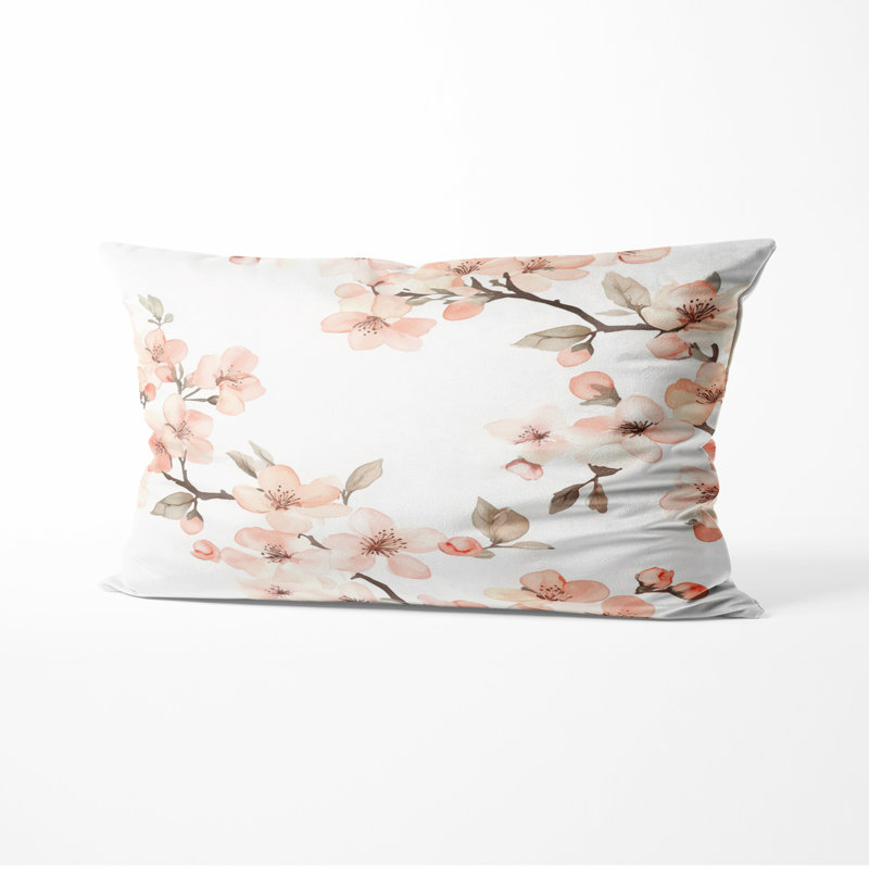 Coussin Floral, H 12 po x l 20 po