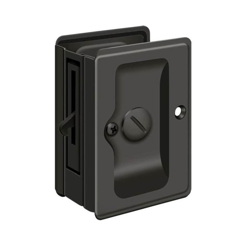 Pocket Door Hardware, Oil-Rubber Bronze