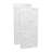 Utile 3636 Composite Direct-to-Stud Two-Piece Corner Shower Wall Kit in Marble Carrara-123534266
