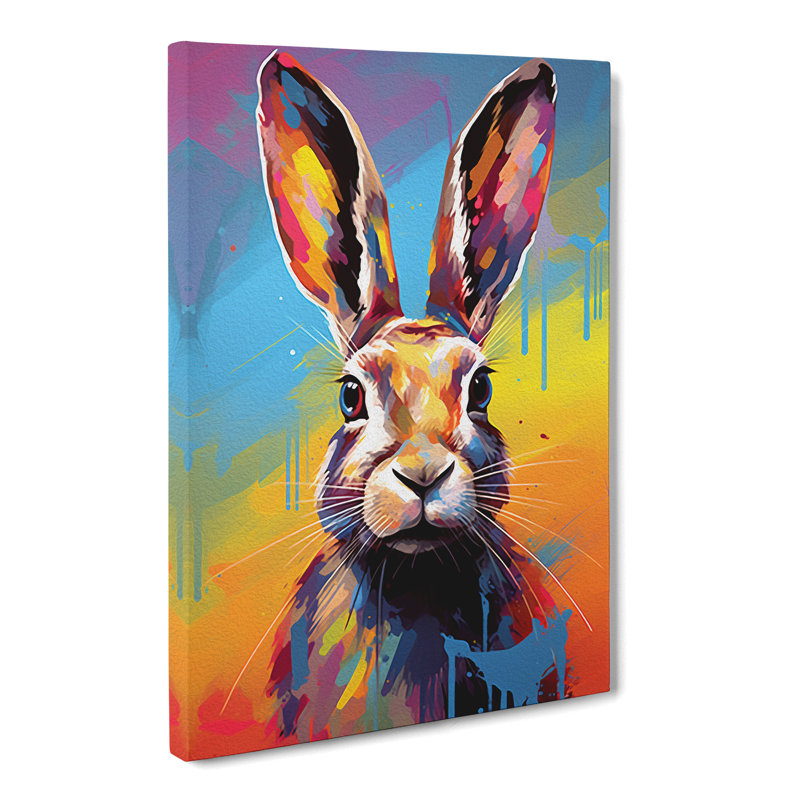 Hare Pop - Print, 76cm H x 50cm W x 3cm D