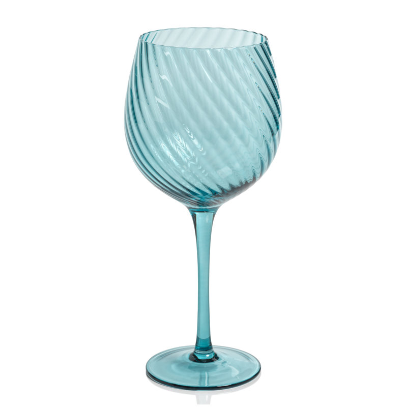 Verres à vin Bonnie, Bleu