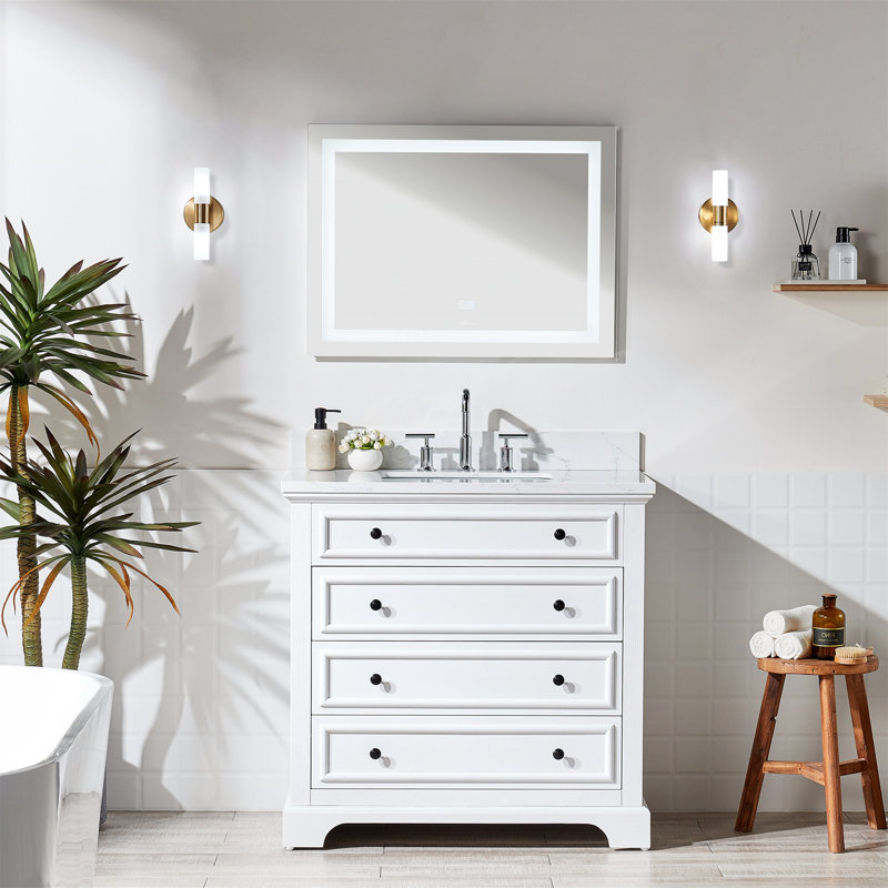 Meuble-lavabo autoportant simple