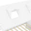 Structure de lit simple en bois, blanc-739740823-739740820