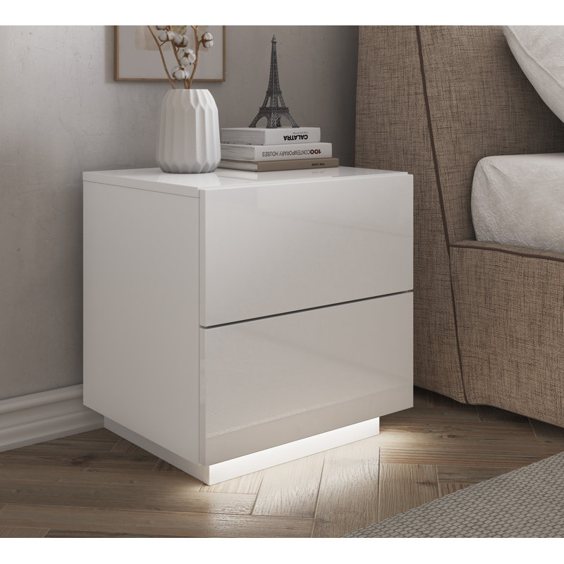Varonique 2 Drawer Bedside Table